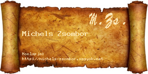 Michels Zsombor névjegykártya